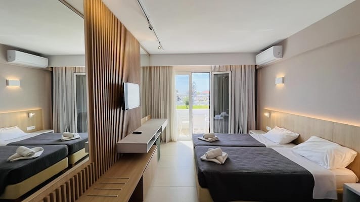 Superior διπλά δωμάτια με θέα κήπο